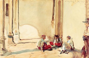  Sargent Peintre - Une baraque espagnole John Singer Sargent